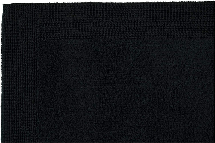 RHOMTUFT Badematte Prestige, schwarz, 45x50cm 45x50cm Schwarz, 45x50cm Schwarz