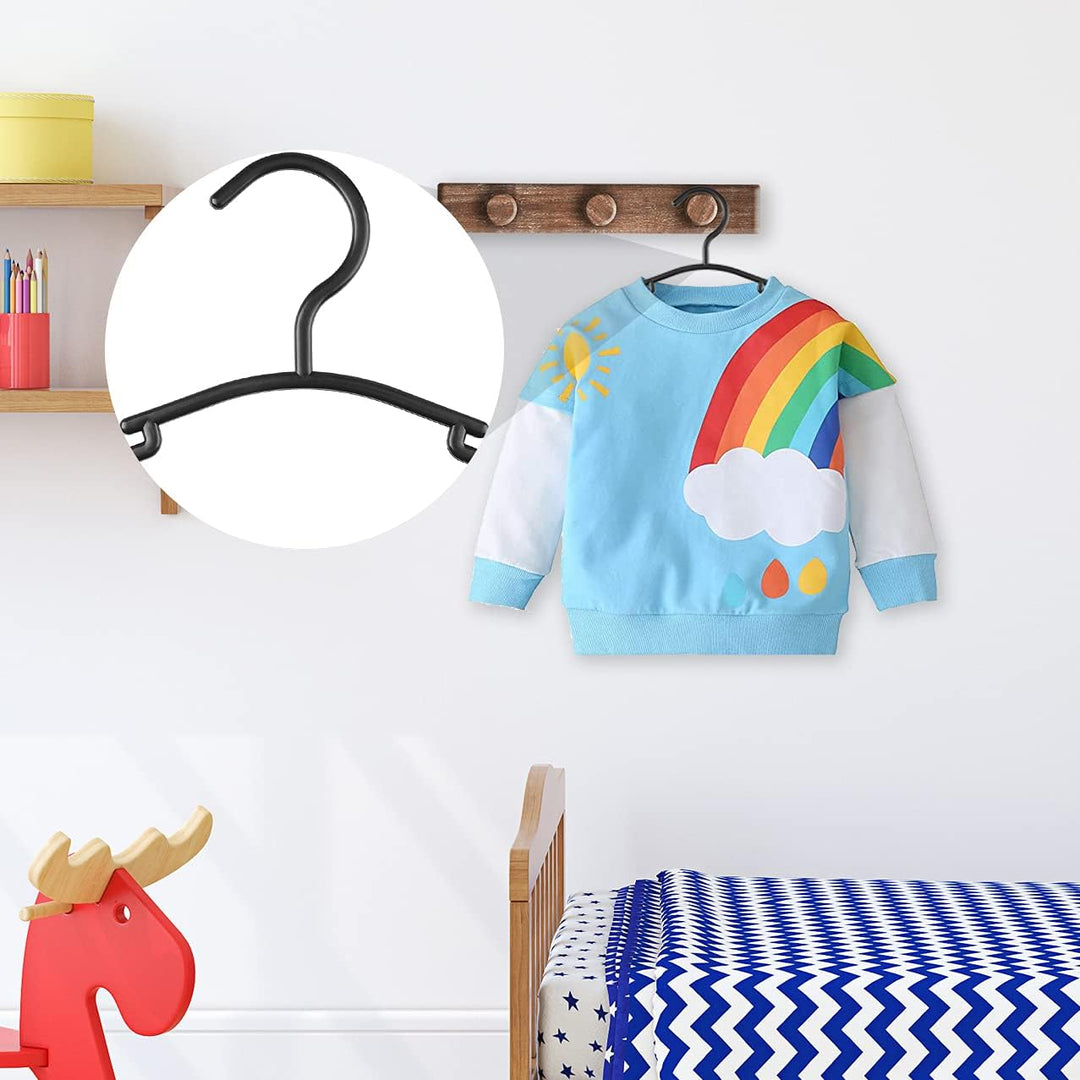 GoodtoU Kleinkinder-Kleiderbügel aus Kunststoff für Kleinkinder, Kleidung, Baby-Kleiderbügel, 60 Stü