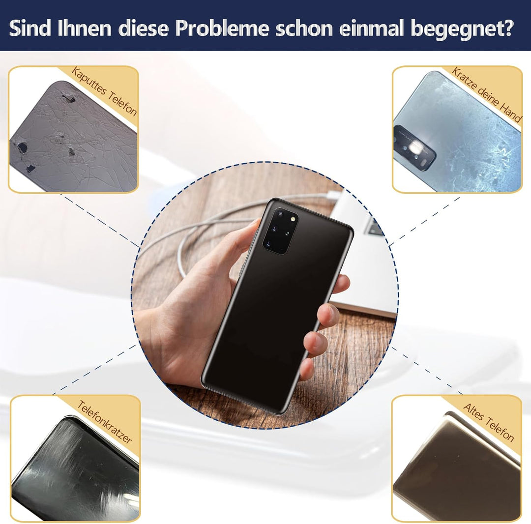 RongZy Ersatz für Samsung Galaxy S20 + Plus Backcover Akkudeckel für Samsung Galaxy S20 Plus SM-G986