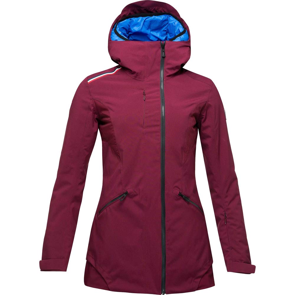 Rossignol Damen Cadran Long Jacket Skijacke, Weinrot