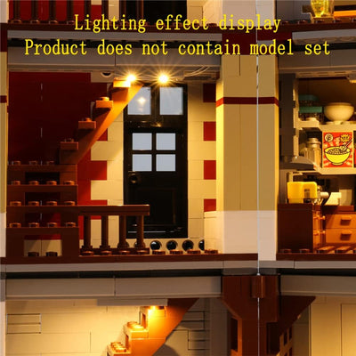 GEAMENT Licht-Set Kompatibel mit Lego Ghostbusters Feuerwehr-Hauptquartier (Firehouse Headquarters)