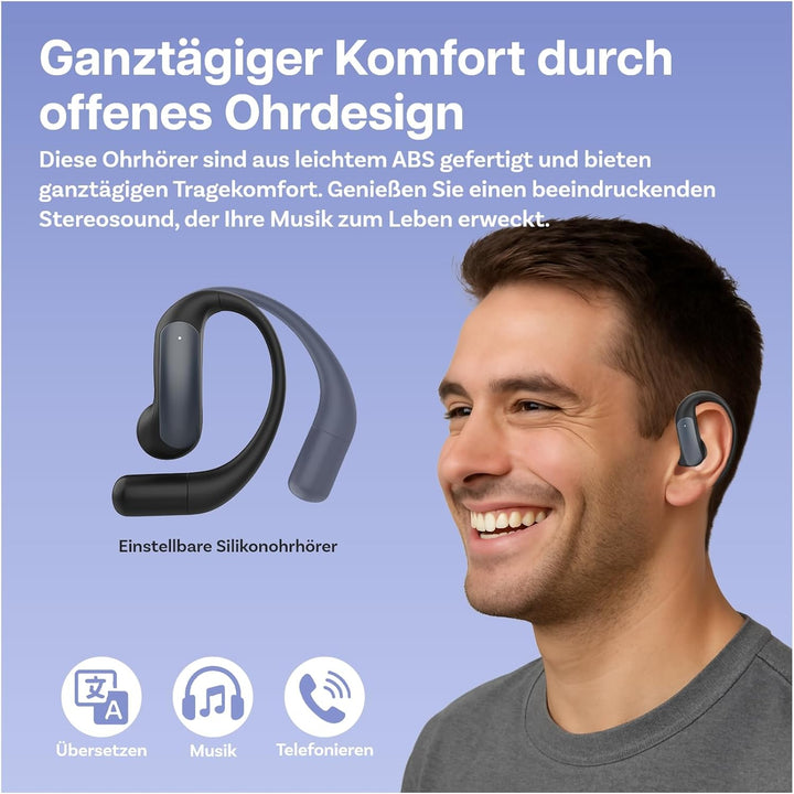 KI Übersetzer Ohrhörer Echtzeit von MMOBIEL – 148 Sprachen mit App (Android & iOS) – Bluetooth 5.4 K