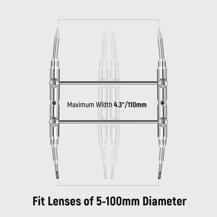 Neewer Professionelle Gekrümmte Spitzen Objektiv Spannschlüssel Reparatur-Öffnungs-Werkzeug Edelstah
