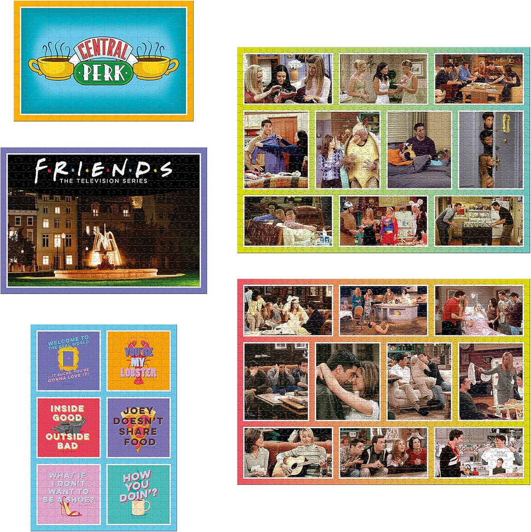Puzzles WM01916-ML1-4 Friends TV-Serie 5-in-1 Spiel