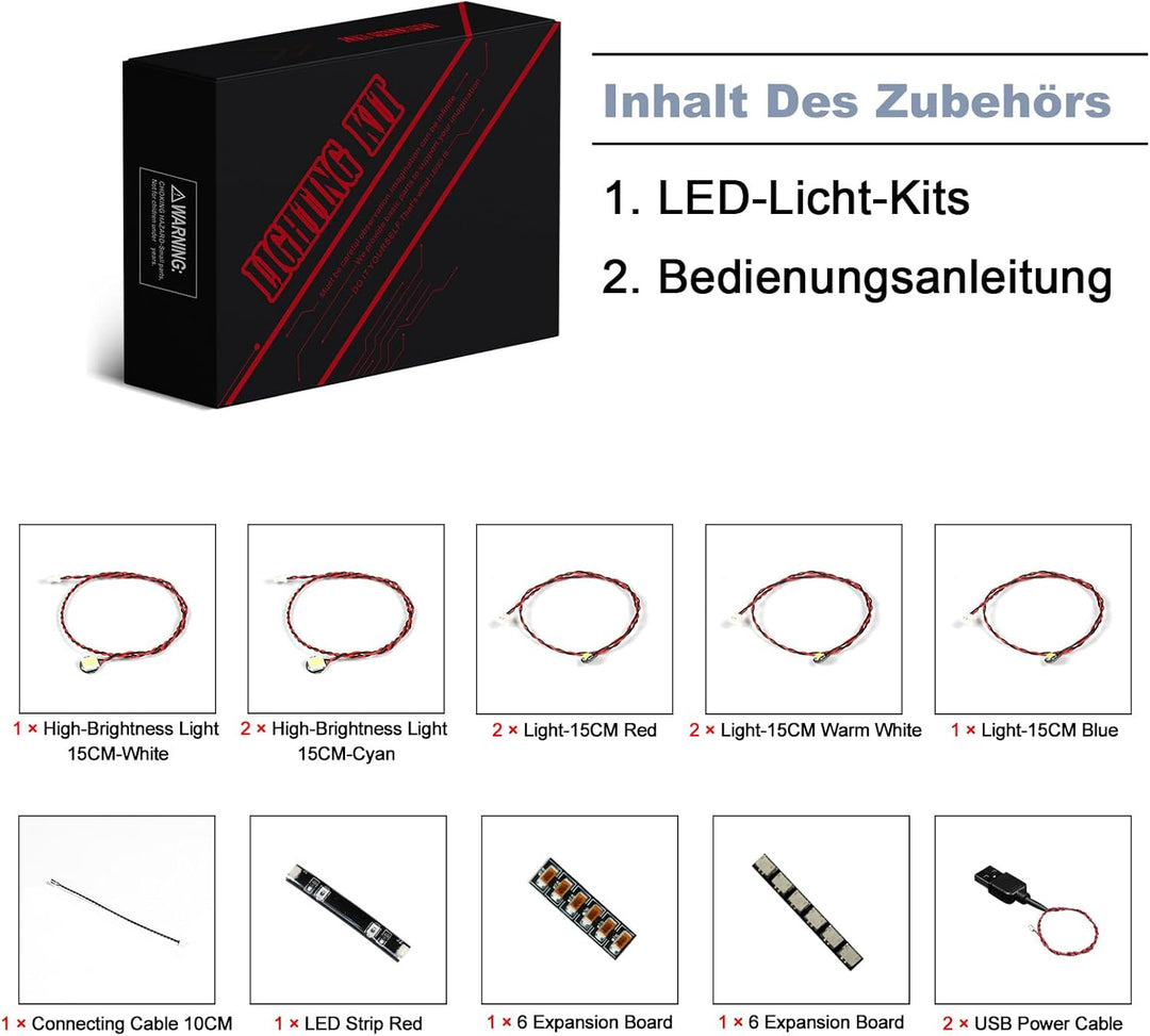 Led Licht Set für Lego Speed Champions BMW M4 GT3 &amp; BMW M Hybrid V8 Rennwagen Auto-Spielzeug (Kein L