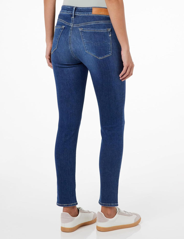 Replay Damen Luzien Broken Edge Jeans 32W / 32L 9 Blue Denim, 32W / 32L 9 Blue Denim