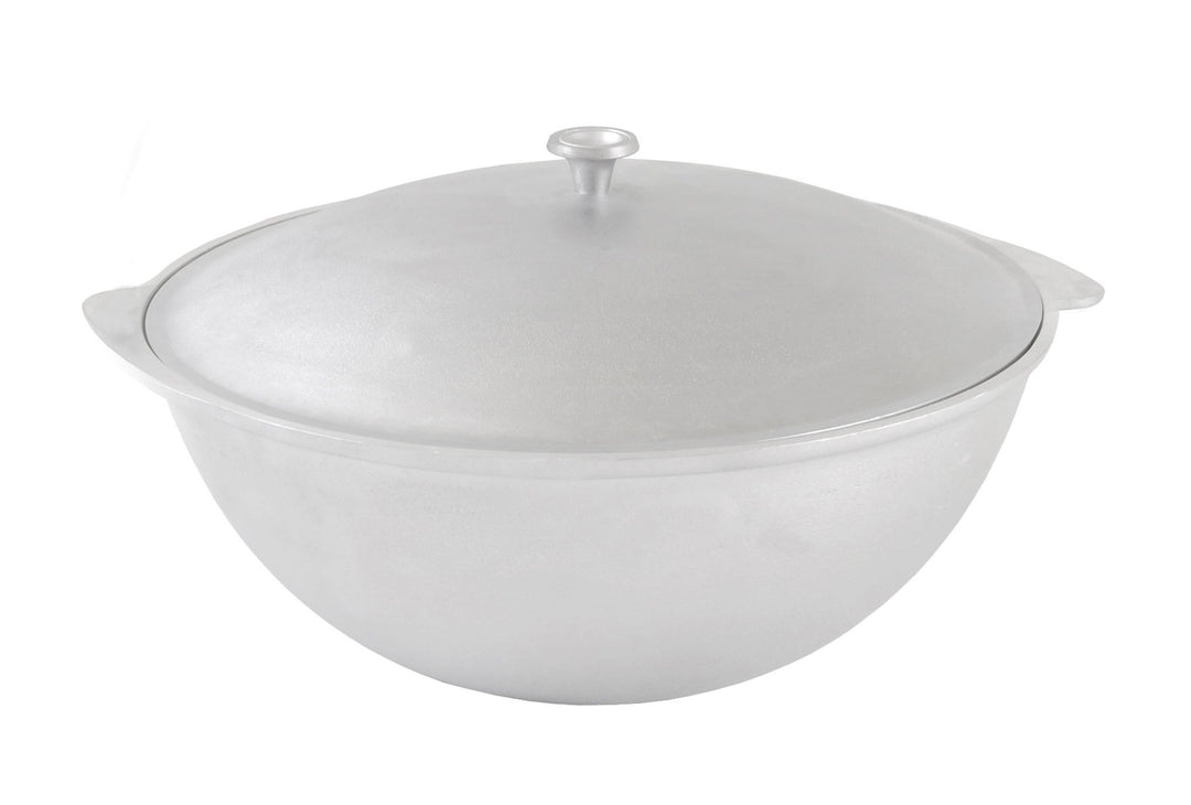 Kazan Asien Topf Tatarskij mit Deckel Kasan WOK 8 Liter Aluguss