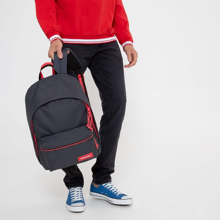 Eastpak OUT OF OFFICE Rucksack, 44 cm, 27 L, Kontrast Peppy (Grau), Kontrast Peppy