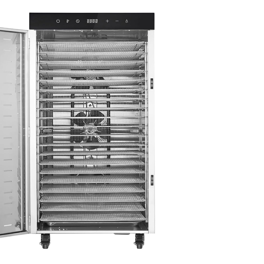 GGM Gastro Dörrgerät 20 Ablagen Edelstahl 2 kW | Ideal für den Dauereinsatz, digitale Präzisionssteu