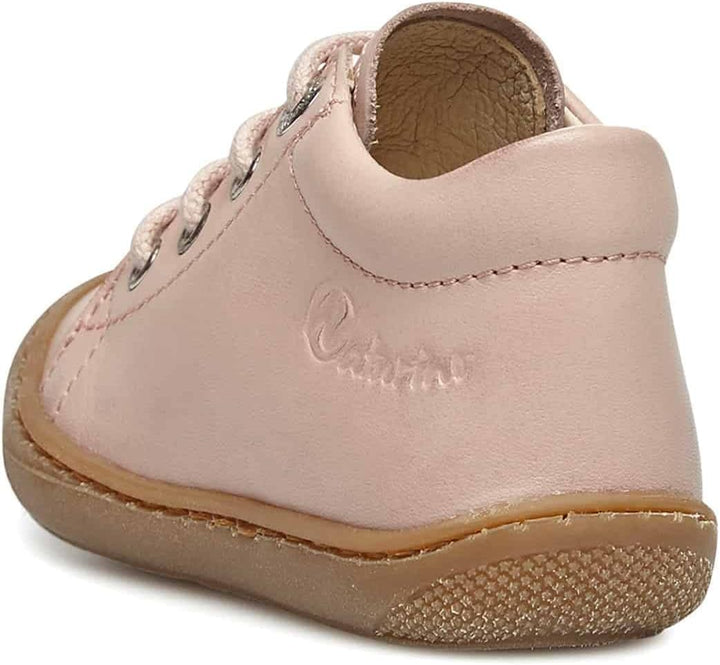Naturino Cocoon-Lauflernschuhe aus Nappaleder, Puderrosa 23