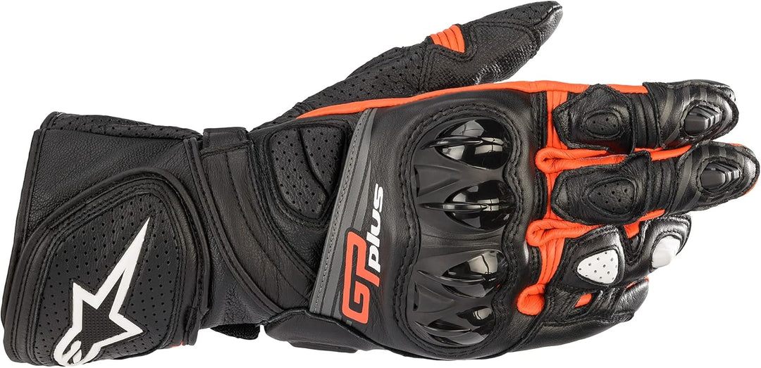 Alpinestars GP Plus R V2 Motorradhandschuhe (Black/Red,M) M Schwarz/Rot Fluo, M Schwarz/Rot Fluo