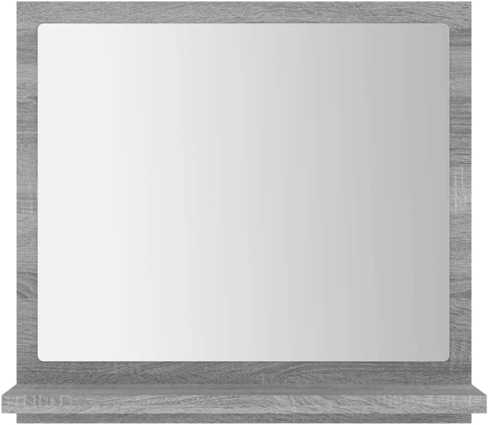 BUKSCYJS Spiegelschrank,Badezimmer Schrankbadspiegel Grau Sonoma 40x10,5x37 cm Holzwerkstoffgeeignet