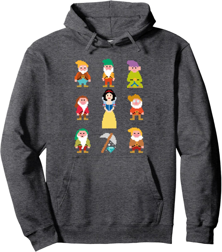 Disney Snow White & Pixelated Dwarfs Pullover Hoodie