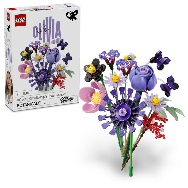 LEGO Botanicals Editions Olivia Rodrigos Blumenstrauss - 11 künstliche Blumen mit Rosen &amp; Tulpen - Z