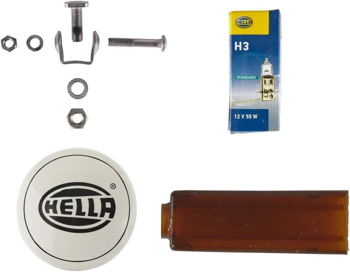 HELLA - FF-Nebelscheinwerfer - Comet FF 500 - 12V - rund - Anbau - glasklare Streuscheibe - Lichtsch