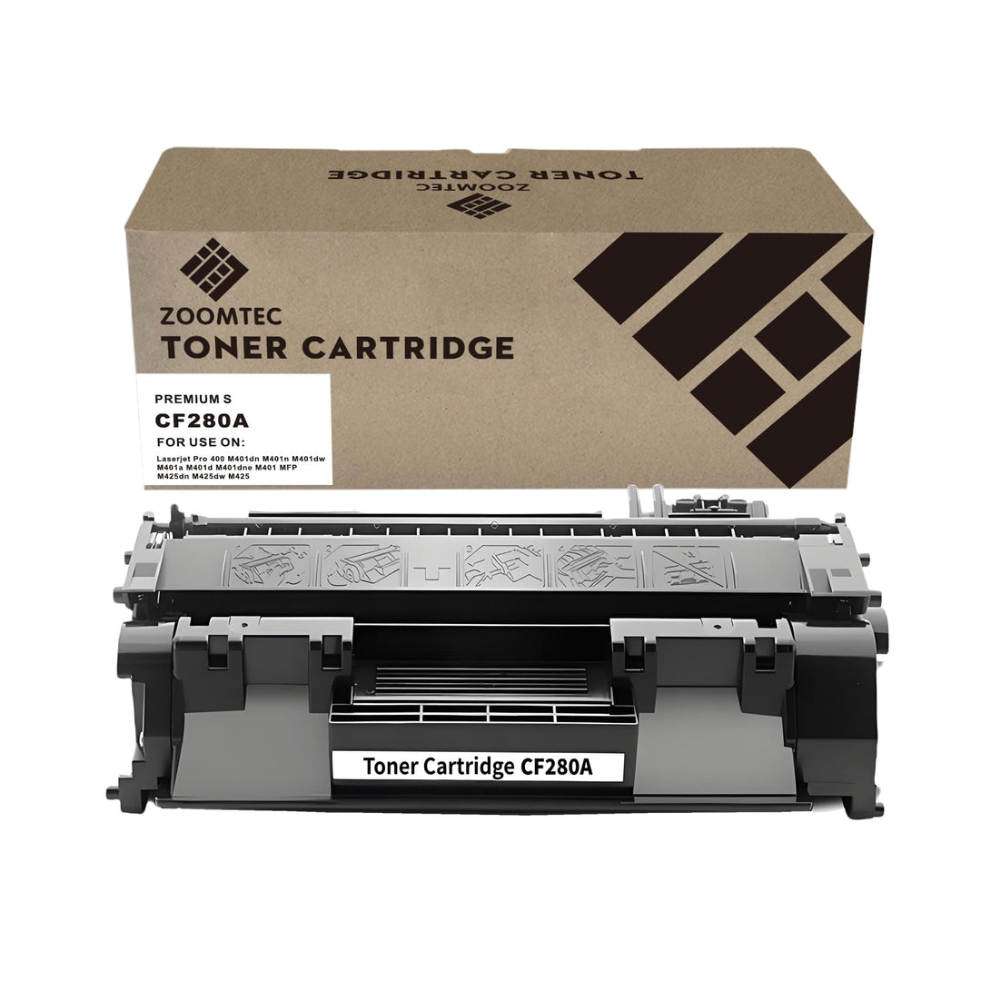 ZOOMTEC-kompatibel für HP CF280A 80A Tonerkartusche für HP Laserjet Pro 400 M401dn / 425dw / 425dn /