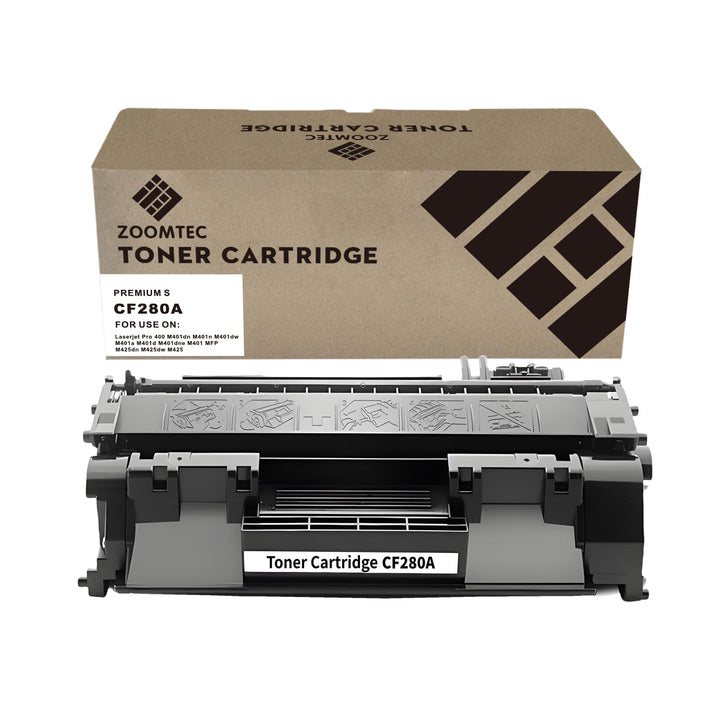 ZOOMTEC-kompatibel für HP CF280A 80A Tonerkartusche für HP Laserjet Pro 400 M401dn / 425dw / 425dn /