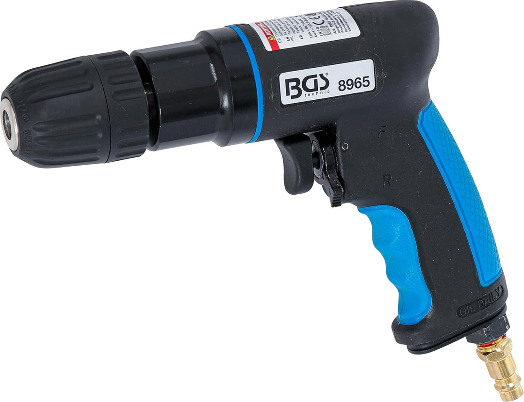 BGS 8965 | Druckluft-Bohrmaschine mit 10 mm Schnellspannfutter