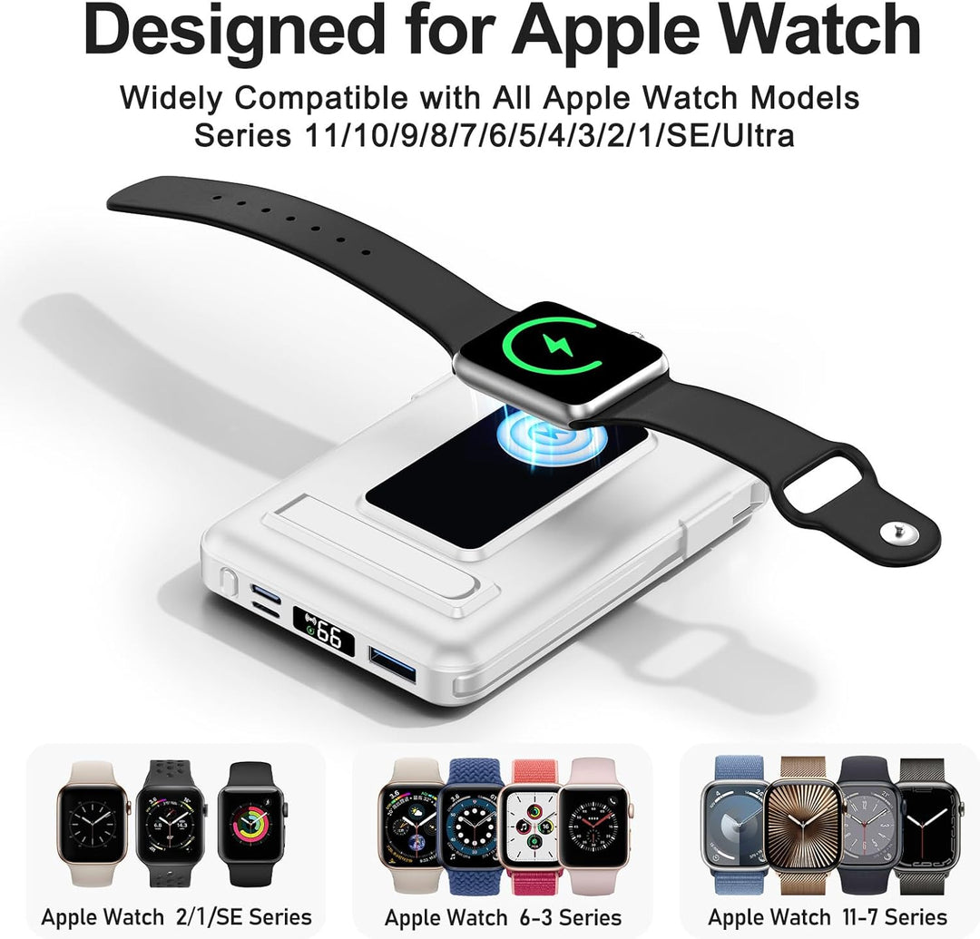 für Powerbank iPhone, 10000mAh Magnetische Kabellose Power Bank für Magsafe, 20W Schnelllade Externe