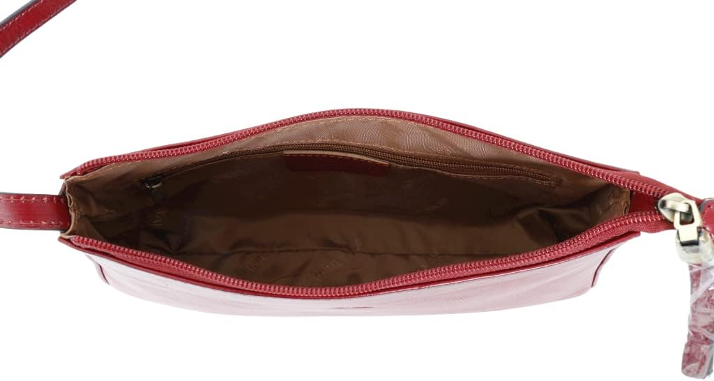 Katana Umhängetasche aus Rindsleder Collet K 82511 Rot, Rot