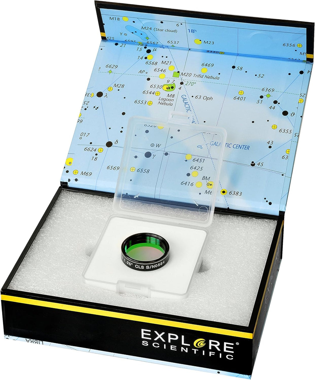 Explore Scientific 1.25" CLS Nebelfilter für Teleskope zur Kontraststeigerung, 1.25" CLS Nebelfilter