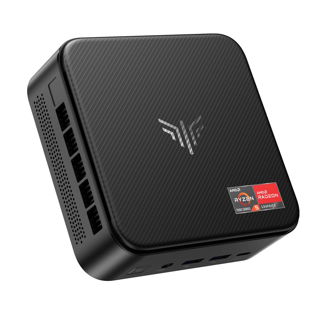 NiPoGi E3B Mini PC АMD Ryzen 5 7430U(Bis zu 4,3GHz) 32GB(2 * 16GB) DDR4 1TB M.2 SSD, Mini Computer m