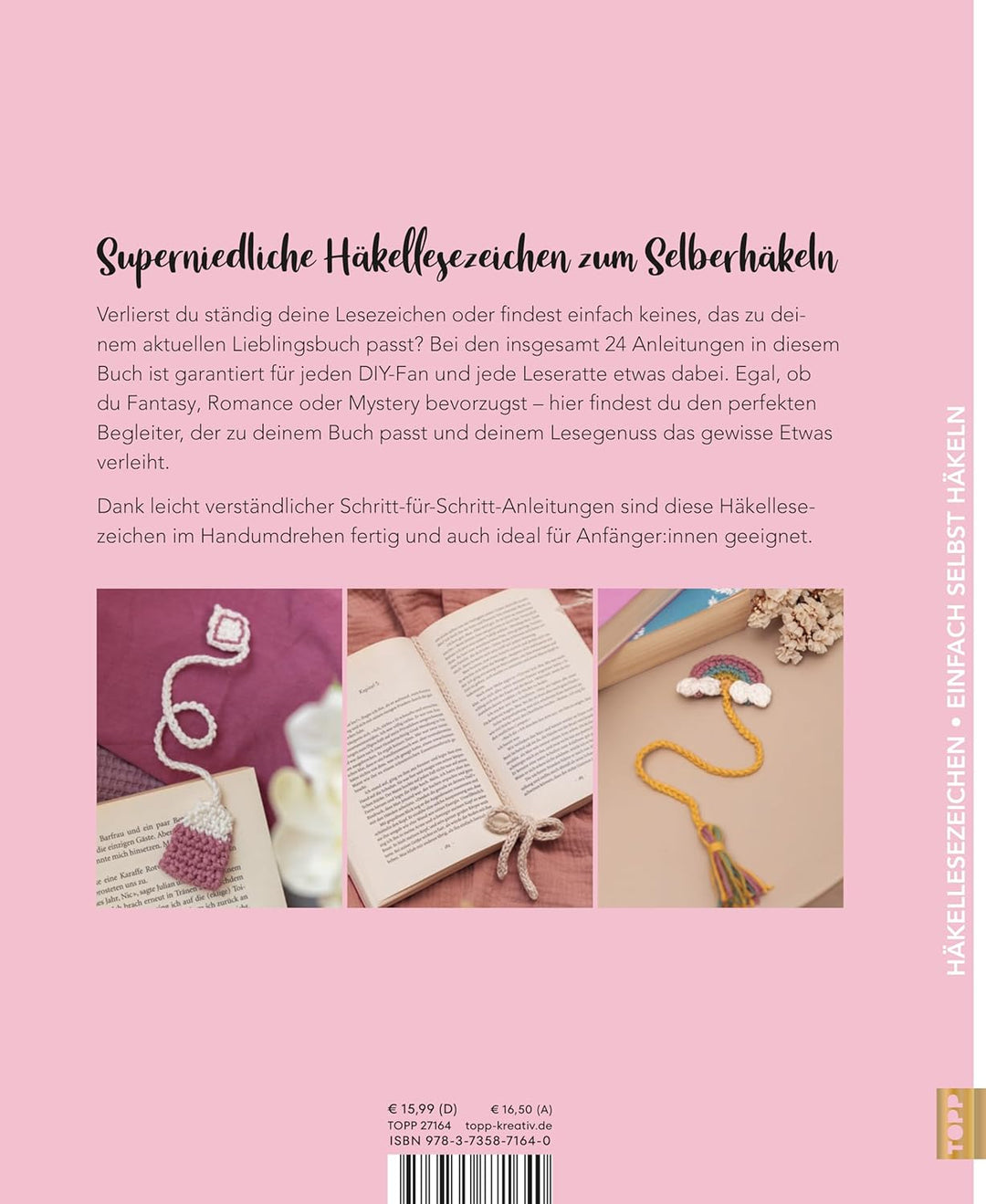Häkellesezeichen: Lieblingslesezeichen einfach selbst häkeln (My Booklove), Taschenbuch