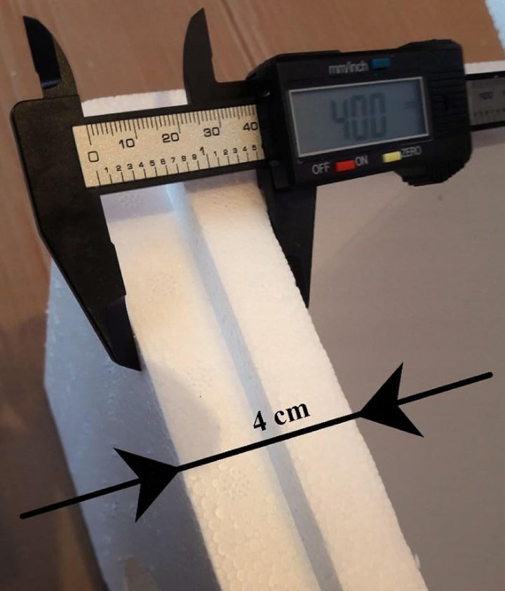 QLS Wetterfestes Katzenhaus aus Styropor – 58x38 cm isoliertes Schutzhäuschen für draussen