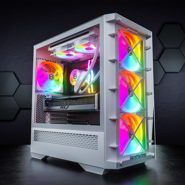 GameMachines Storm Snow Edition - Gaming PC - Intel® Core™ i7 12700KF - Wasserkühlung - NVIDIA GeFor