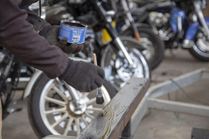 WEICON GMK 2510 Kontaktklebstoff 324 g haftstarker 2-Komponenten Kleber schwarz, 324 g