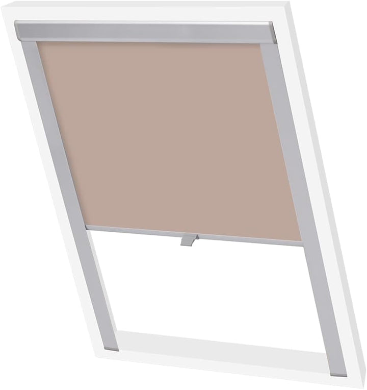 vidaXL Verdunkelungsrollo Verdunkelung Dachrollo Dachfensterrollo Beige S06/606 s06/606 Beige, s06/6