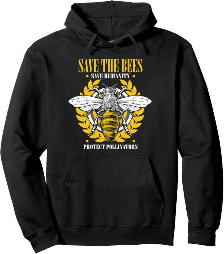 Speichern Sie die Bienen Schützen Bestäuber Natur Honig Bien Pullover Hoodie