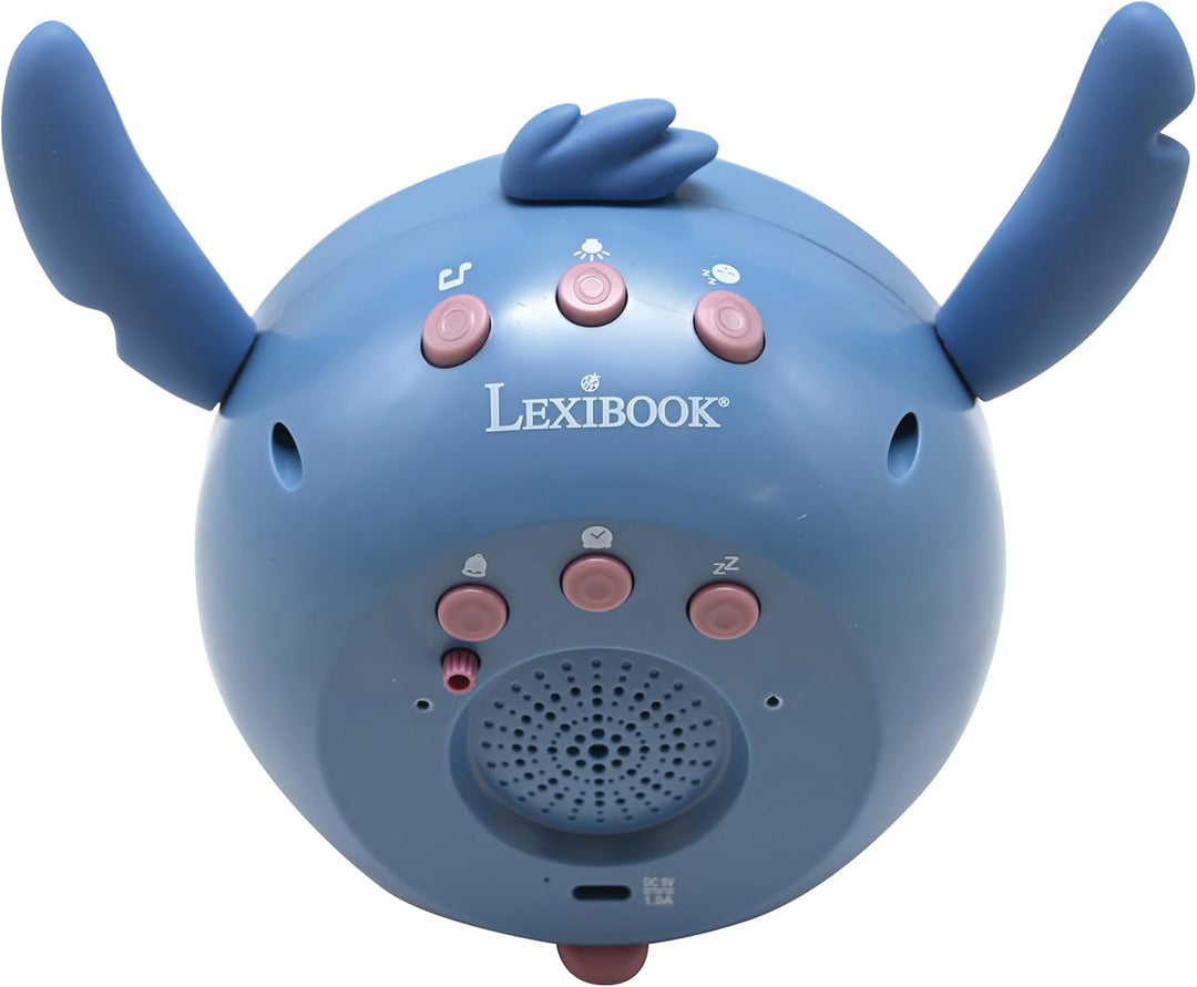 Lexibook, Disney Stitch, My Sleep Companion, Wecker, Nachtlicht, Dämmerungssimulator und Geschichten