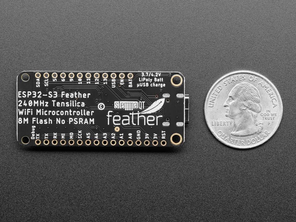 Copy of Adafruit ESP32-S3 Feather Avec 4MB Flash 2MB PSRAM - Stemma QT/Qwiic