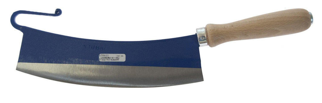 STUBAI Praxe 240 mm mit Haken und ergonomischem Holzgriff | Gewicht 550 g | geschmiedet, geschliffen