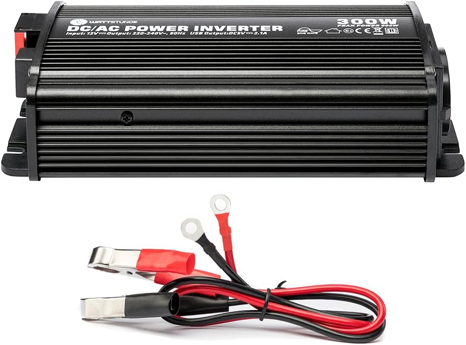 WATTSTUNDE 300W / 600W 12V reiner Sinus Spannungswandler WS12/300SI, WS12/300SI