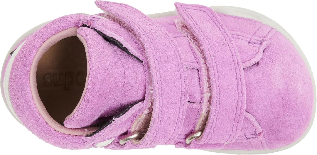 Superfit Mädchen Superfree Lauflernschuhe, Lila Weiss 8500