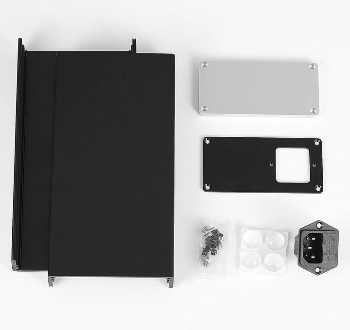 Aluminium-Chassis Case DIY-Verstärker/Vorverstärker/DAC-Gehäuse, Aluminium Gehäuse Box PCB Instrumen