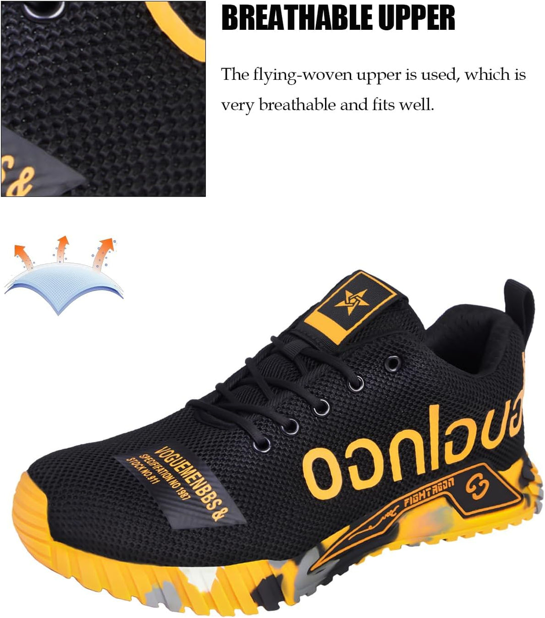 artSew Sicherheitsschuhe Herren Arbeitsschuhe S3 Damen Leichte Stahlkappenschuhe rutschfeste Sportli