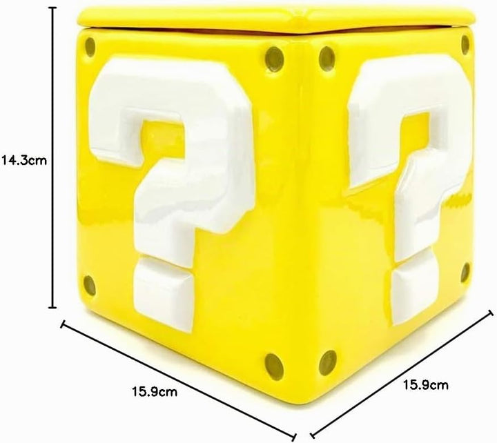 Pyramid International GP85521 Super Mario Bros Question Mark Block Keramik Vorratsdose Keksdose