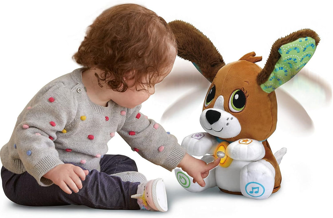 Vtech Electronics 80-610104 Sprich-mit-Mir-Huendchen Braun/Weiss