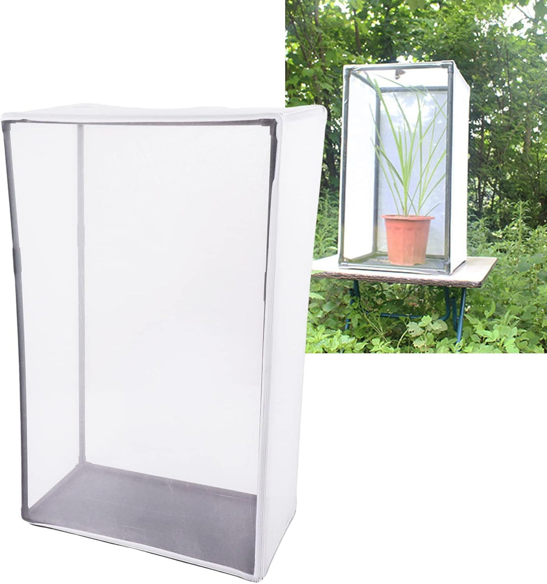 Schmetterling Lebensraum Käfig Bausatz, Outdoor Insekten Netzkäfig mit grossem Platzangebot und Reis