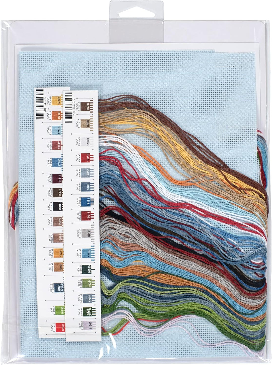 Dimensions 70-35406 Outdoor Adventure Kreuzstich-Set, 14 Cnt. hellblaue Aida, 27,9 x 35,6 cm