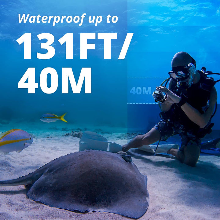 AKASO Action Cam 4K 20MP WiFi 40M Unterwasserkamera Ultra HD Touchscreen 170 ° Einstellbar Weitwinke