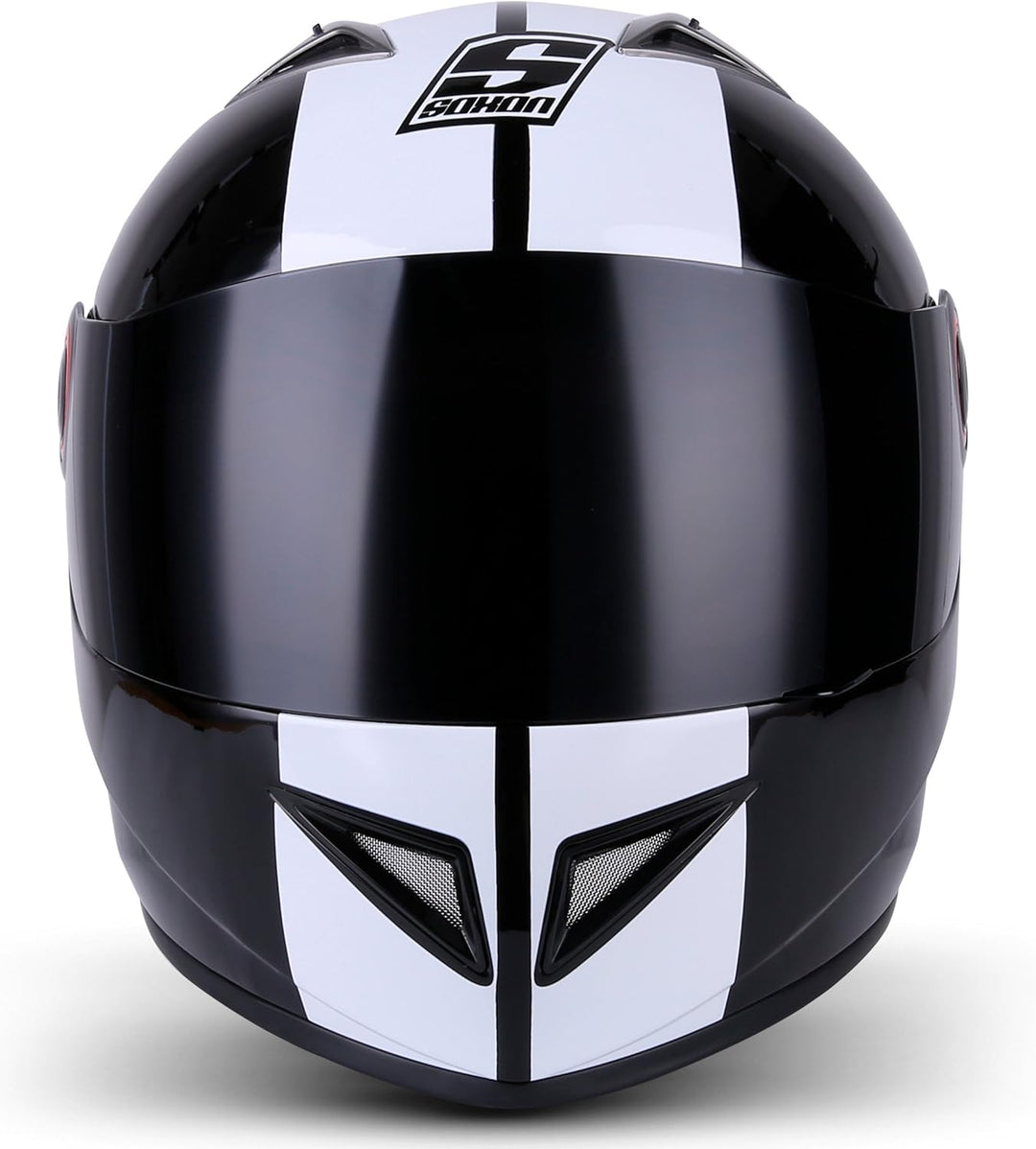 Soxon® ST-666 „Deluxe Titan“ · Integral-Helm · Full-Face Motorrad-Helm Roller-Helm Scooter-Helm Crui