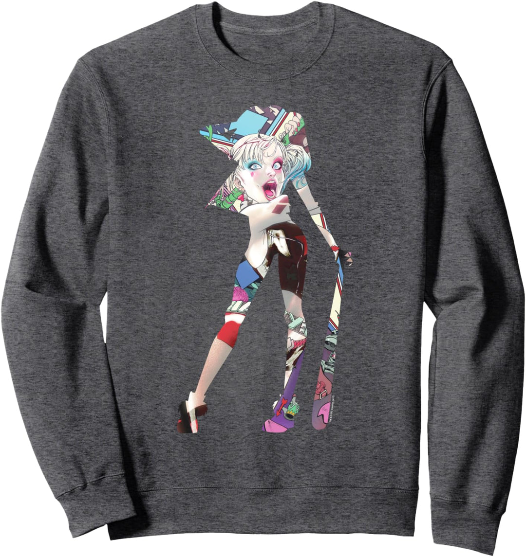 Harley Quinn Scene Inside Sweatshirt