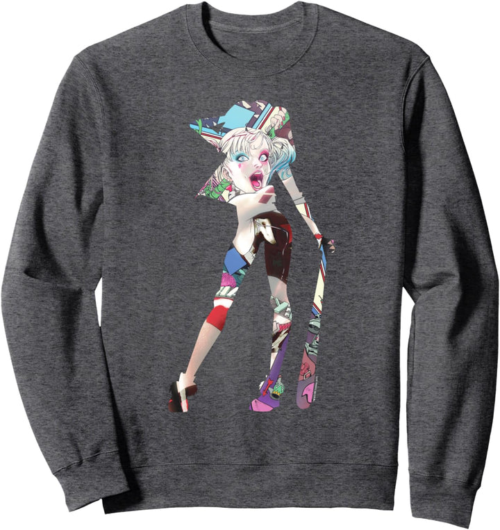 Harley Quinn Scene Inside Sweatshirt