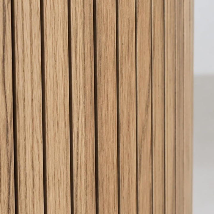 Gerippter Couchtisch, 70 x 40 cm, MDF-Holz