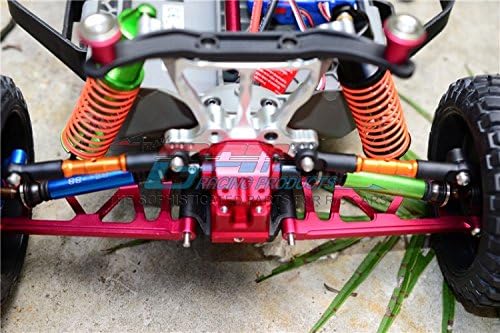 GPM for Traxxas Slash 4X4 Steel+Aluminum Rear CVD Drive Shaft with 12mmX6mm Wheel Hex - 1Pr Set Gray