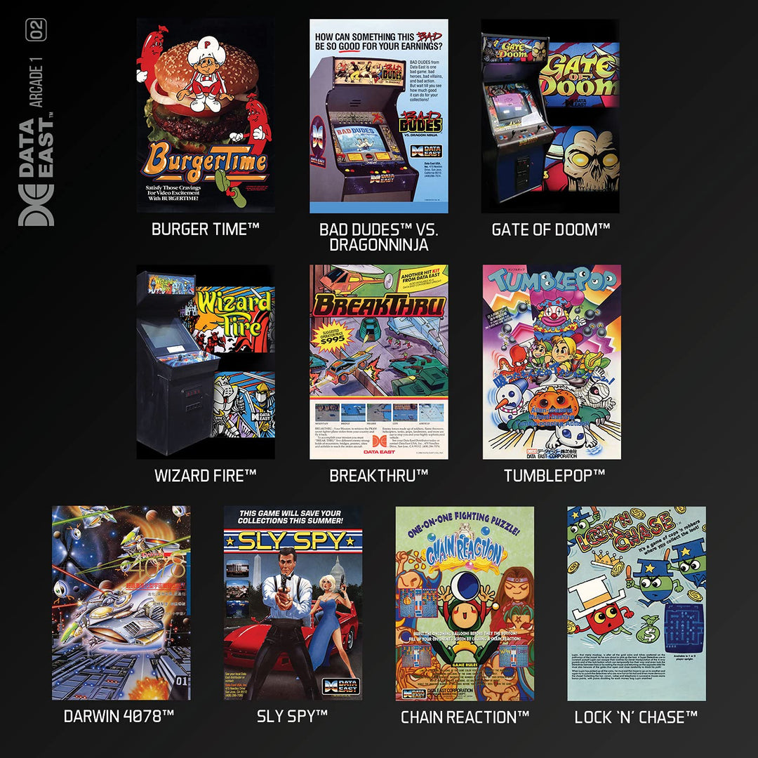 Blaze Evercade Data East Arcade Cartridge 1 - [AT-PEGI]